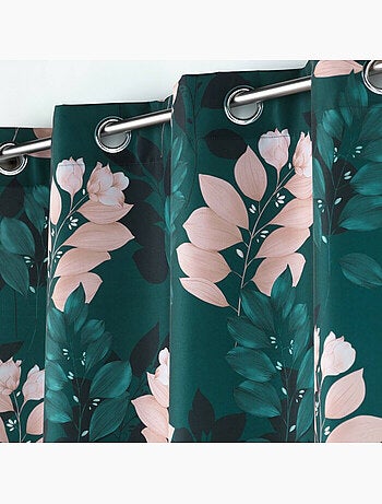 Rideau a oeillets polyester imprimeé Belline