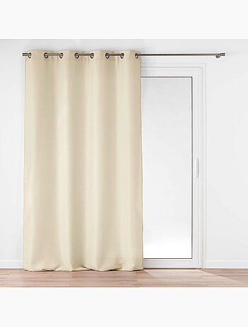 Rideau à œillets – Polyester satiné - Uni Soline