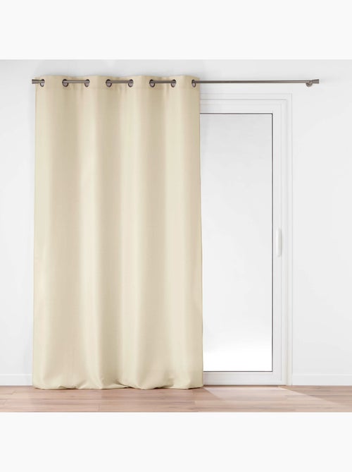 Rideau à œillets – Polyester satiné - Uni Soline - Kiabi Rideau à œillets – Polyester satiné - Uni Soline - Kiabi