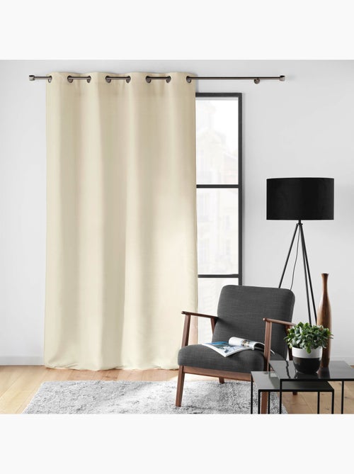 Rideau à œillets – Polyester satiné - Uni Soline - Kiabi Rideau à œillets – Polyester satiné - Uni Soline - Kiabi