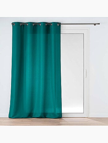 Rideau à œillets – Polyester satiné - Uni Soline