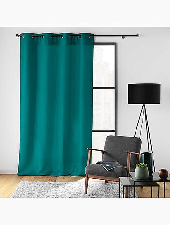 Rideau à œillets – Polyester satiné - Uni Soline