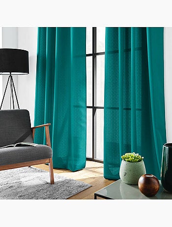 Rideau à œillets – Polyester satiné - Uni Soline