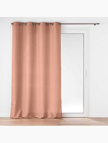 Rideau à œillets – Polyester satiné - Uni Soline