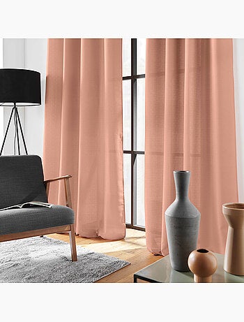 Rideau à œillets – Polyester satiné - Uni Soline