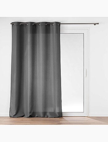 Rideau à œillets – Polyester satiné - Uni Soline