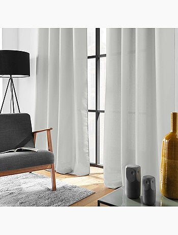 Rideau à œillets – Polyester satiné - Uni Soline