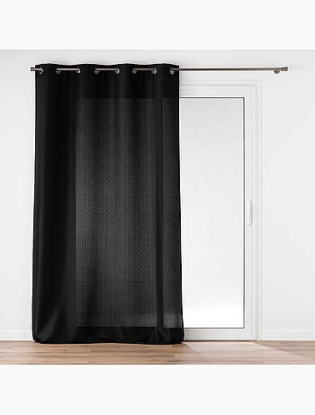 Rideau à œillets – Polyester satiné - Uni Soline