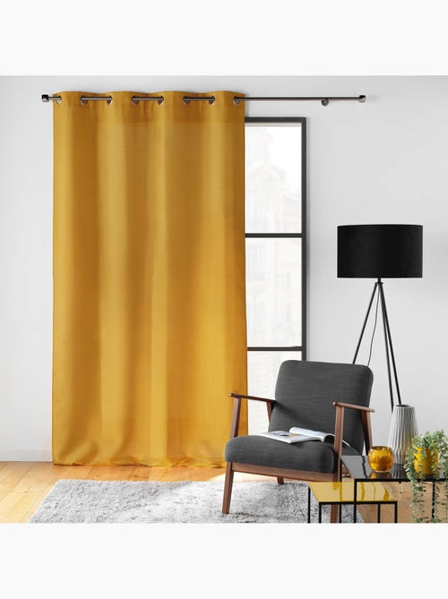 Rideau à œillets – Polyester satiné - Uni Soline - Kiabi Rideau à œillets – Polyester satiné - Uni Soline - Kiabi