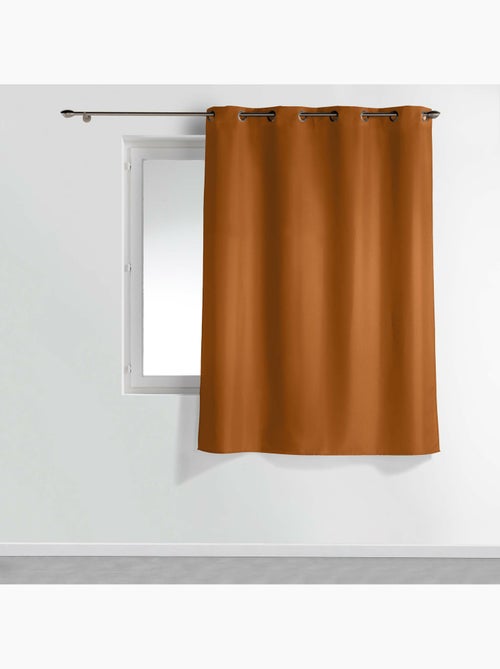 Rideau à œillets – polyester uni - Spécial petite hauteur - Essentiel - Kiabi