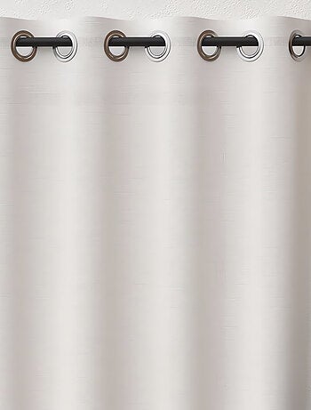 Rideau à oeillets pur coton PANAMA, par Soleil d'Ocre