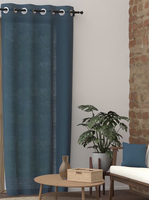 Rideau à oeillets pur coton PANAMA, par Soleil d'Ocre - Kiabi