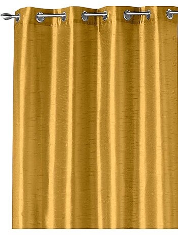 Rideau à oeillets schantung Shana