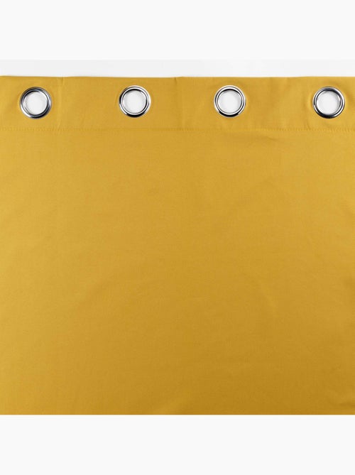 Rideau a oeillets semi occultant Collection Obscure - Kiabi