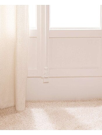 Rideau à œillets Snowy - Bouclette unie