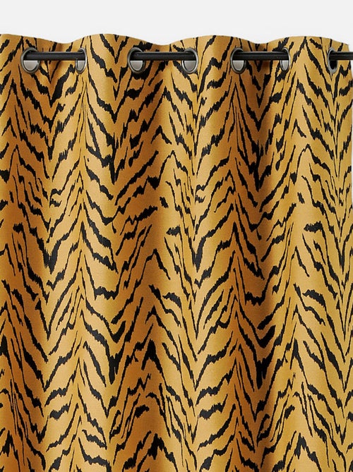 Rideau à Oeillets Tigre - Kiabi