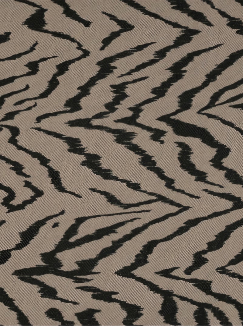 Rideau à Oeillets Tigre Marron tabac - Kiabi