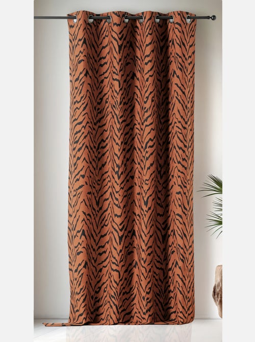 Rideau à Oeillets Tigre - Kiabi