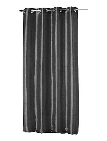 Rideau a oeillets tissu Shantung Shana