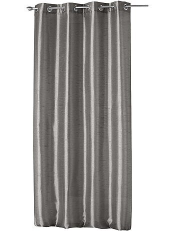 Rideau a oeillets tissu Shantung Shana