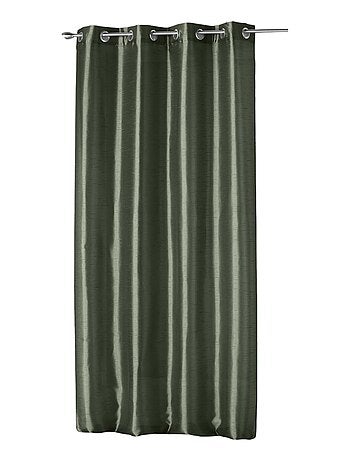 Rideau a oeillets tissu Shantung Shana