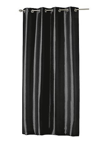 Rideau a oeillets tissu Shantung Shana