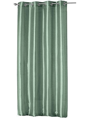 Rideau a oeillets tissu Shantung Shana