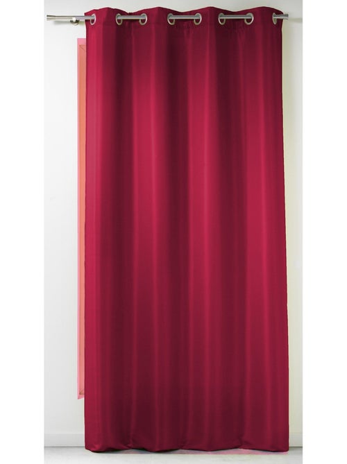 Rideau a oeillets uni Collection Punchi - Kiabi