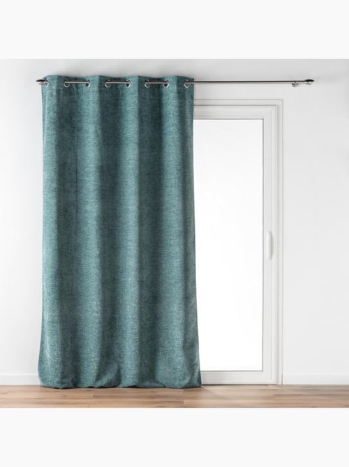 Rideau à œillets – Velours à relief Verra - Kiabi