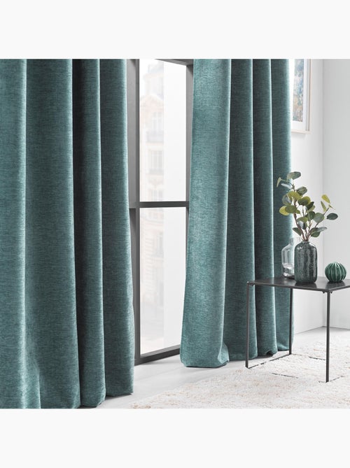 Rideau à œillets – Velours à relief Verra - Kiabi