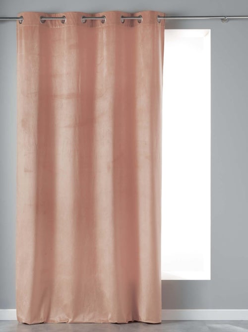 Rideau a oeillets velours Collection Velvetina - Kiabi