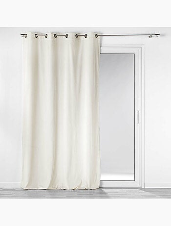 Rideau à Œillets Velours Côtelé Tendance