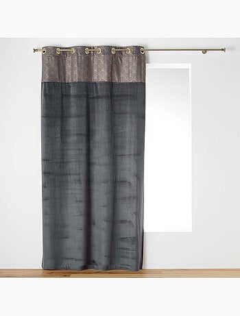 Rideau à oeillets velours Duchesse