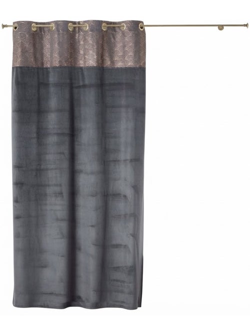 Rideau a oeillets velours duchesse - Kiabi Rideau a oeillets velours duchesse - Kiabi