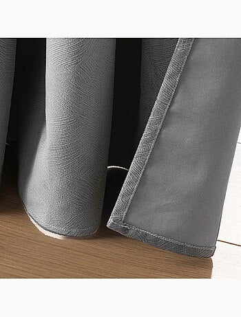 Rideau à œillets – Velours texturé – 100 % Occultant
