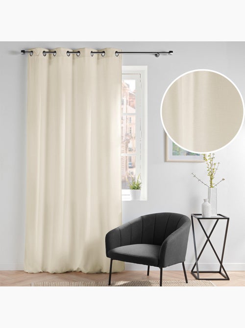 Rideau à Œillets – Velours Uni – Novana - Kiabi