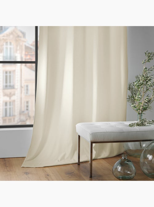 Rideau à Œillets – Velours Uni – Novana - Kiabi