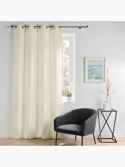 Rideau à Œillets – Velours Uni – Novana - Kiabi