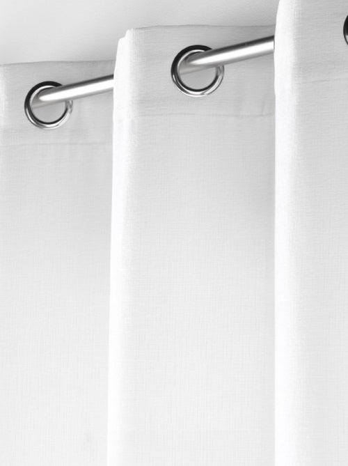 Rideau à Oeillets Verra Velours en relief - Kiabi