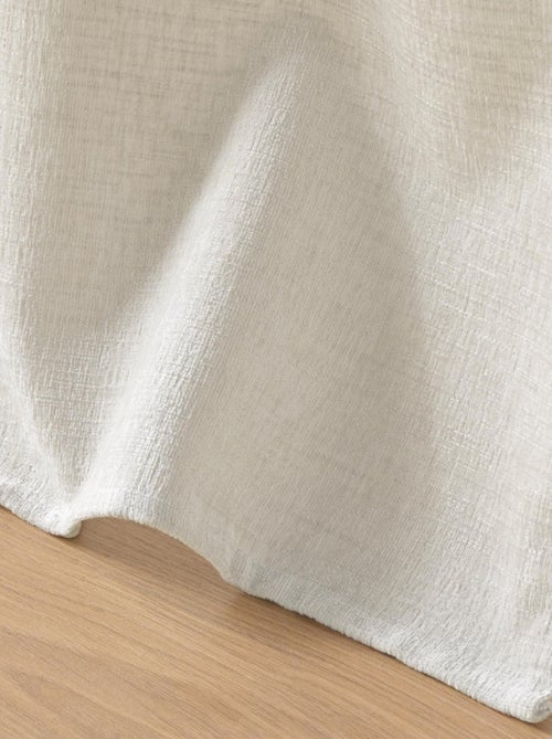 Rideau à Oeillets Verra Velours en relief - Kiabi