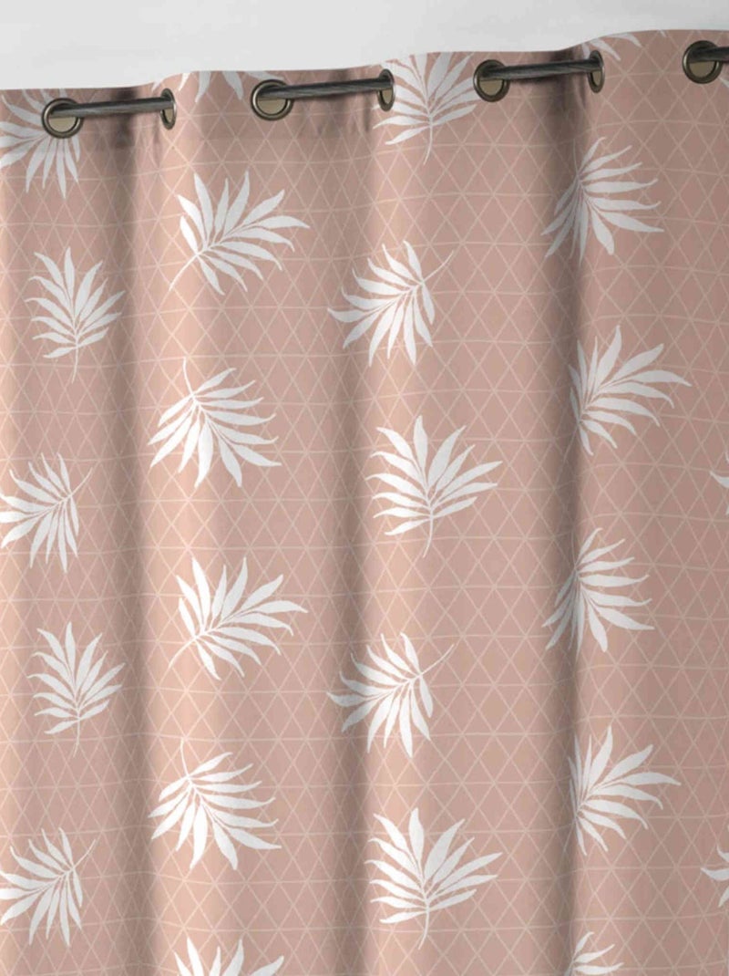 Rideau à œillets ZOOSTERIA - Douceur D'intérieur Rose - Kiabi