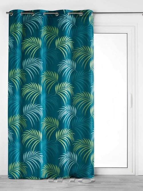 Rideau à palmes colorées - Kiabi