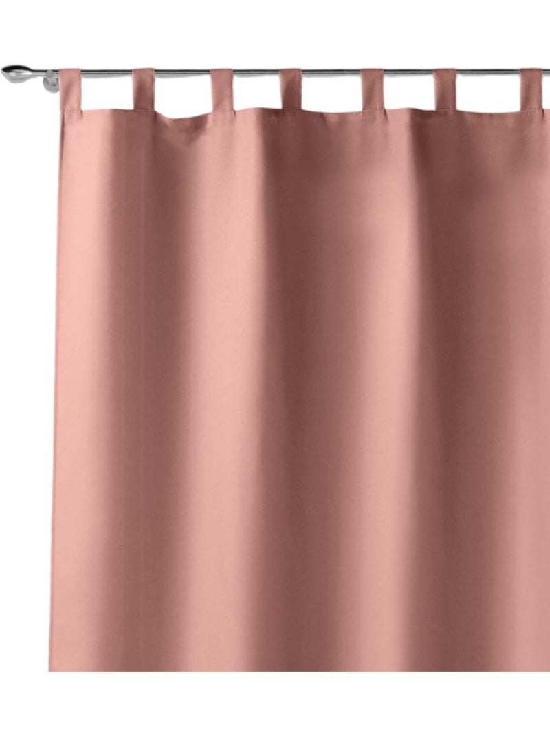 Rideau à passants Collection Uni Rose - Kiabi