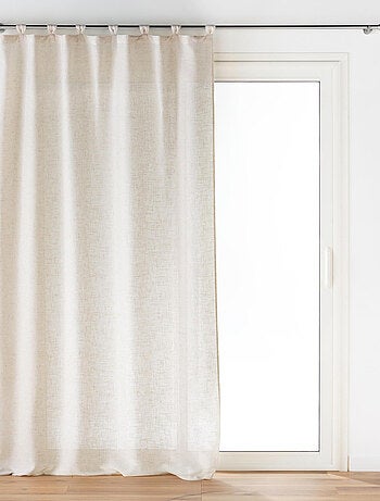 Rideau à Passants Pauline - Effet Lin
