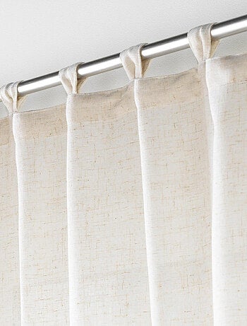 Rideau à Passants Pauline - Effet Lin
