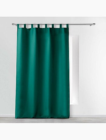 Rideau uni à 8 passants