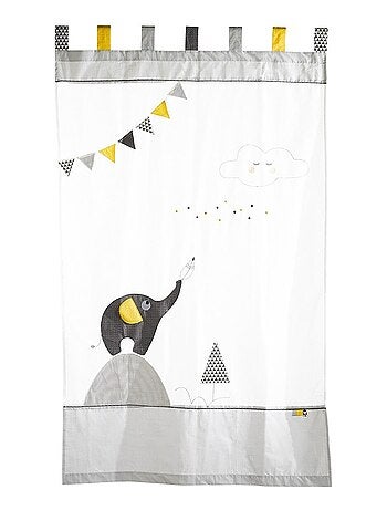 Rideau à pattes en coton - SAUTHON