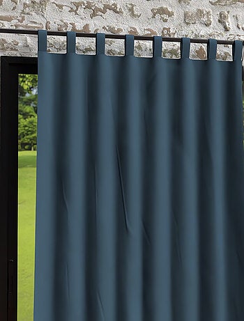 Rideau à pattes en microfibre lavée 135x250 cm BOHEME, par Soleil d'Ocre