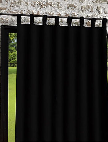 Rideau à pattes en microfibre lavée 135x250 cm BOHEME, par Soleil d'Ocre