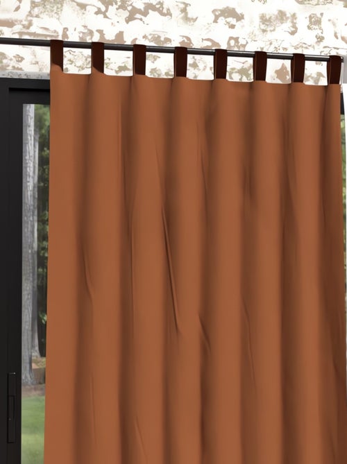 Rideau à pattes en microfibre lavée 135x250 cm BOHEME, par Soleil d'Ocre - Kiabi Rideau à pattes en microfibre lavée 135x250 cm BOHEME, par Soleil d'Ocre - Kiabi